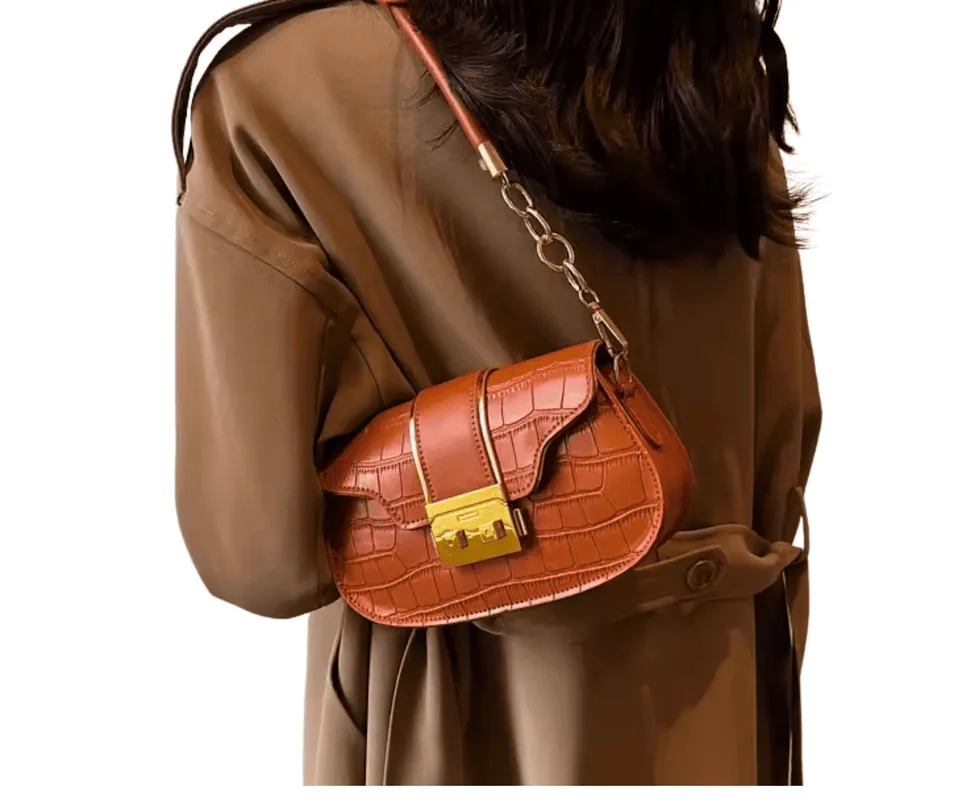 Handbags Crocodile Pattern Shoulder Bag