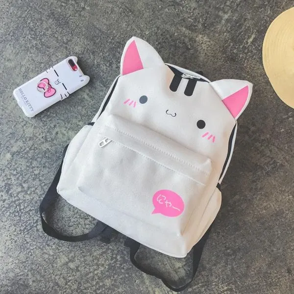 Happy Pink Kitty Backpack AD11286
