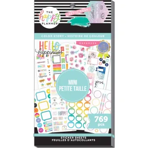 Happy Planner Colour Your World Mini Value Pack Stickers
