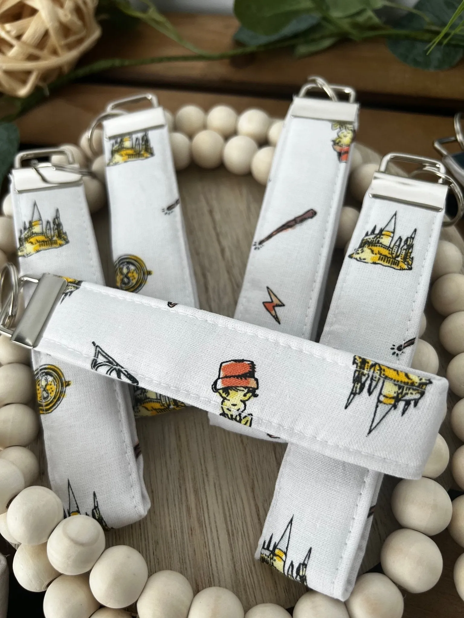 Harry Potter Key Fob Wristlet Licensed Fabric Keychain