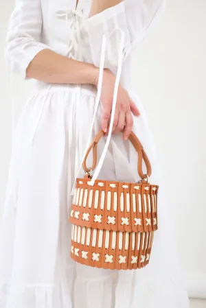 Hatori Basket Tan and Cream
