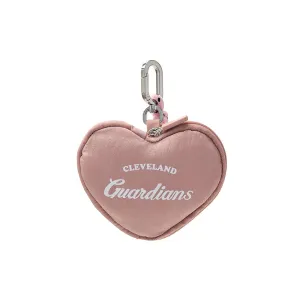 Heart Pouch Keyring Cleveland Guardians