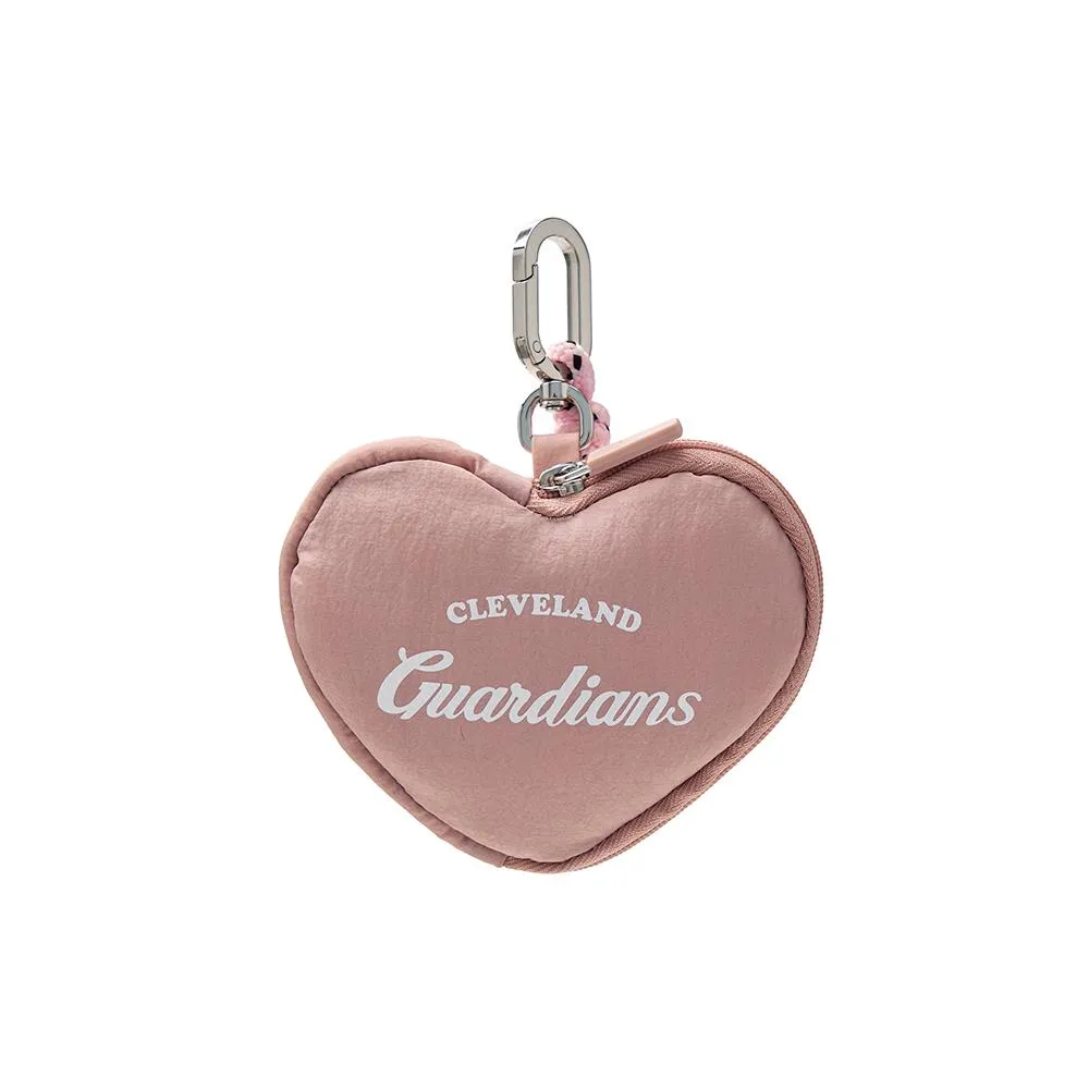 Heart Pouch Keyring Cleveland Guardians