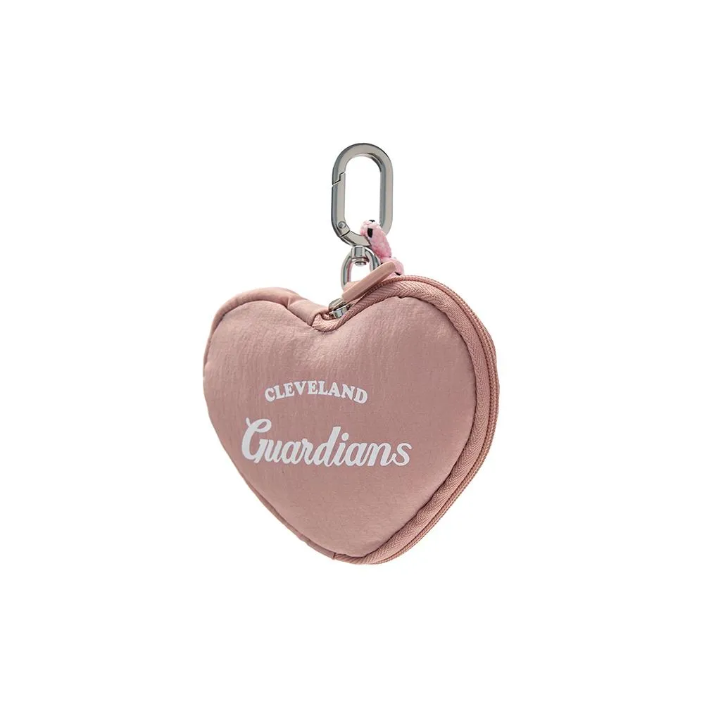 Heart Pouch Keyring Cleveland Guardians