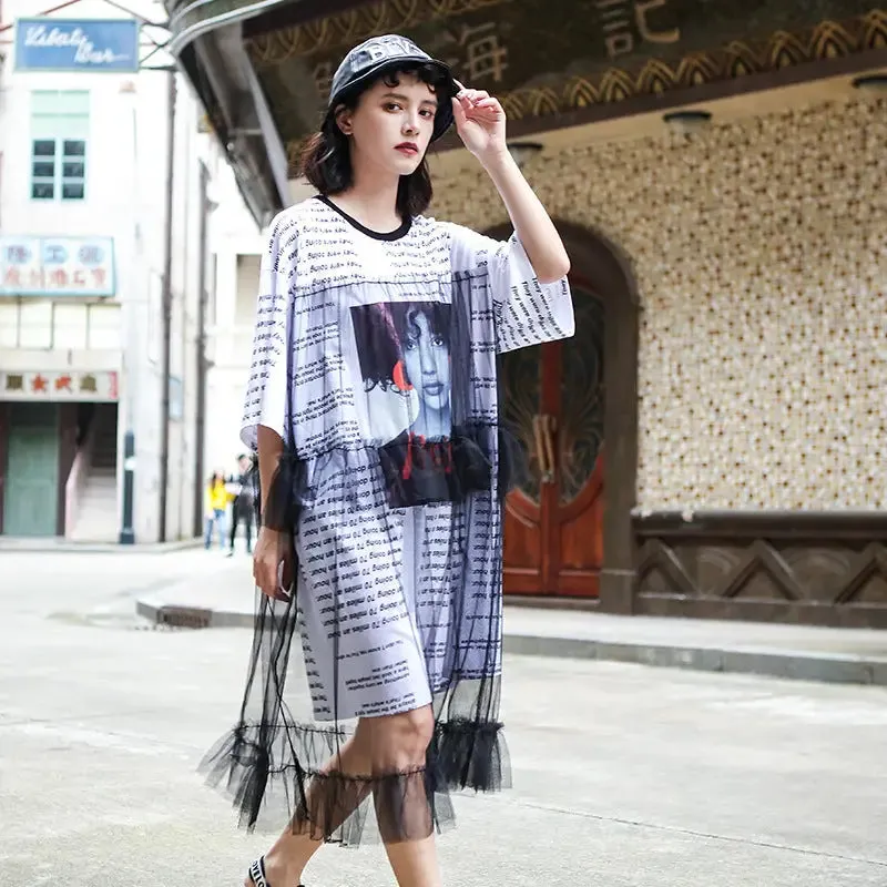Hello Girl Short Sleeve Dress