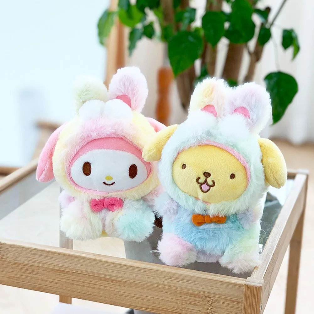 Hello Kitty  Rainbow Clip-On Plush