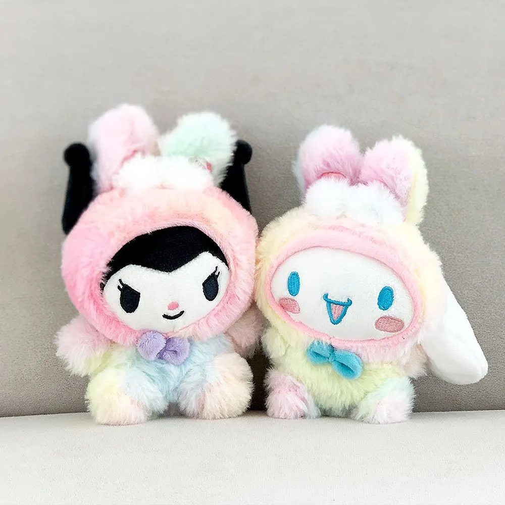 Hello Kitty  Rainbow Clip-On Plush