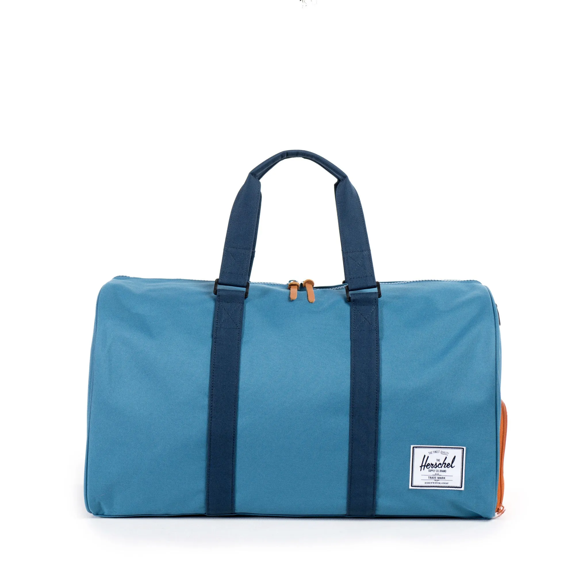 Herschel Supply Novel Duffel Bag - Cadet Blue, Carrot & Navy