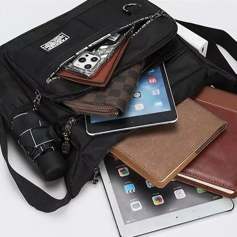 High Quality Men's Single Shoulder Fashion Satchel Bag Business Leisure Storage Crossbody Handbag