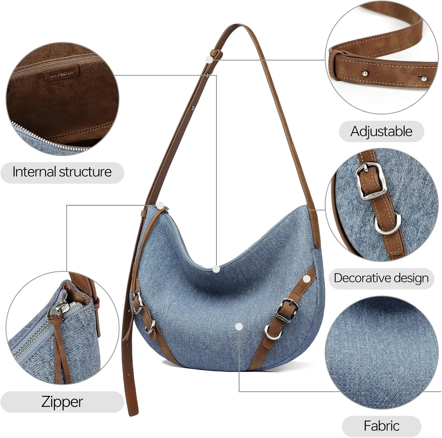 Hobo Bags for Women Designer Shoulder Bags for Women and Crossbody Bags