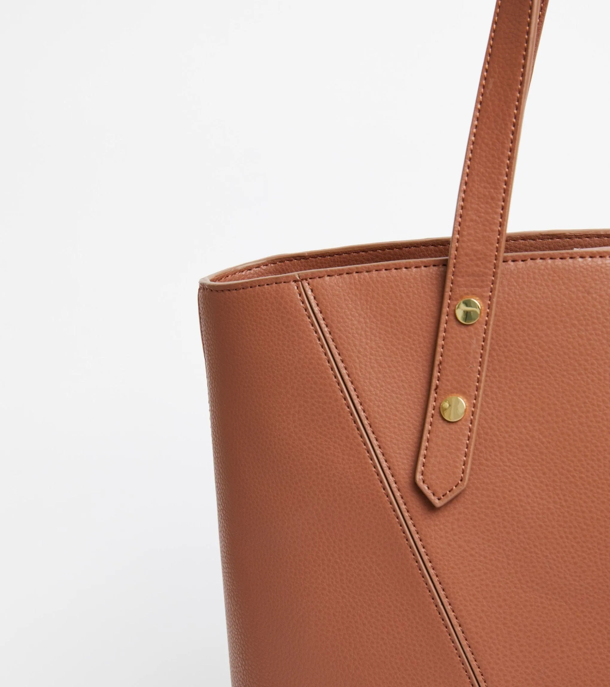 Honor Vegan Bio-Based Bamboo Leather Tote Bag | Brown