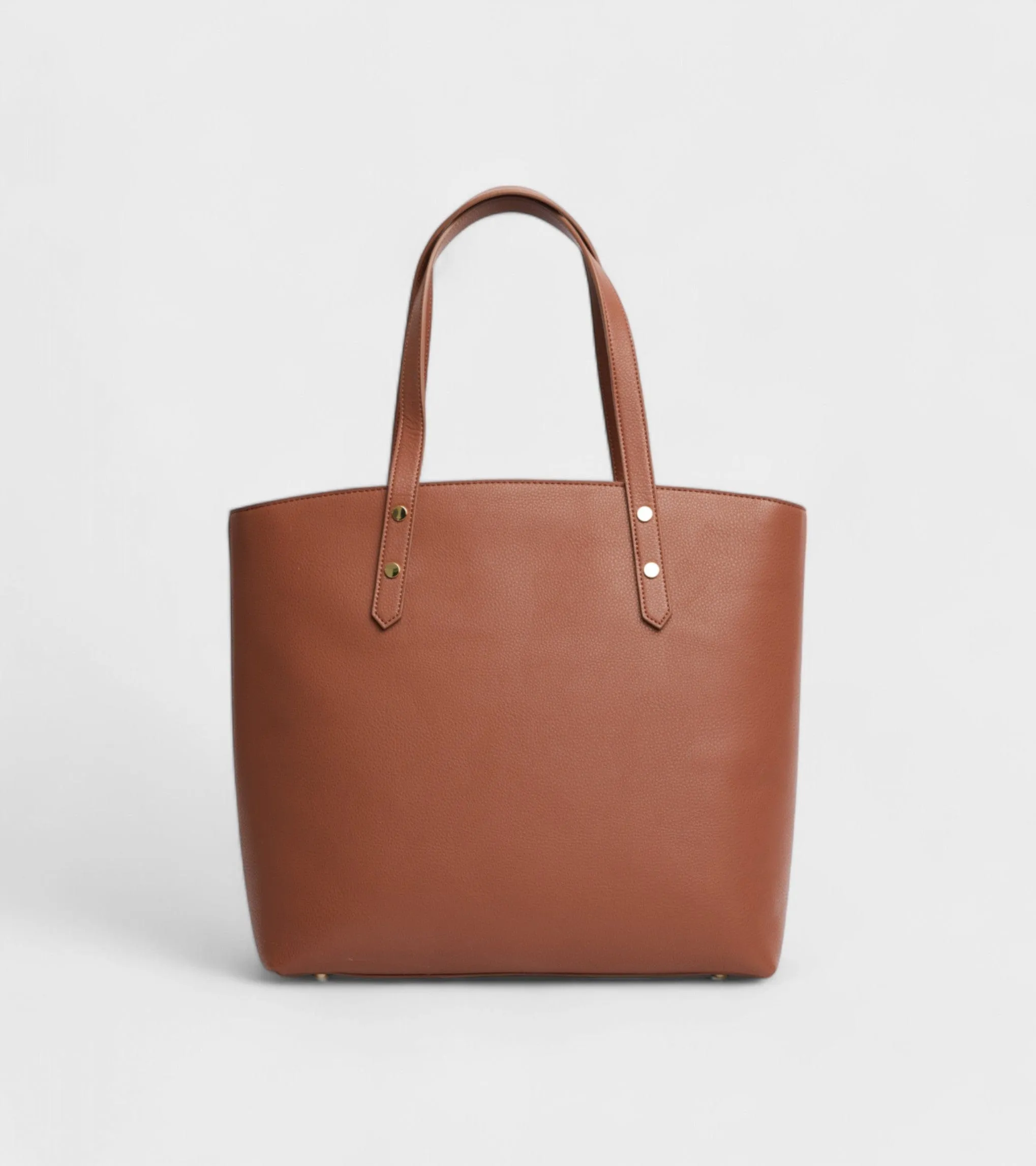 Honor Vegan Bio-Based Bamboo Leather Tote Bag | Brown