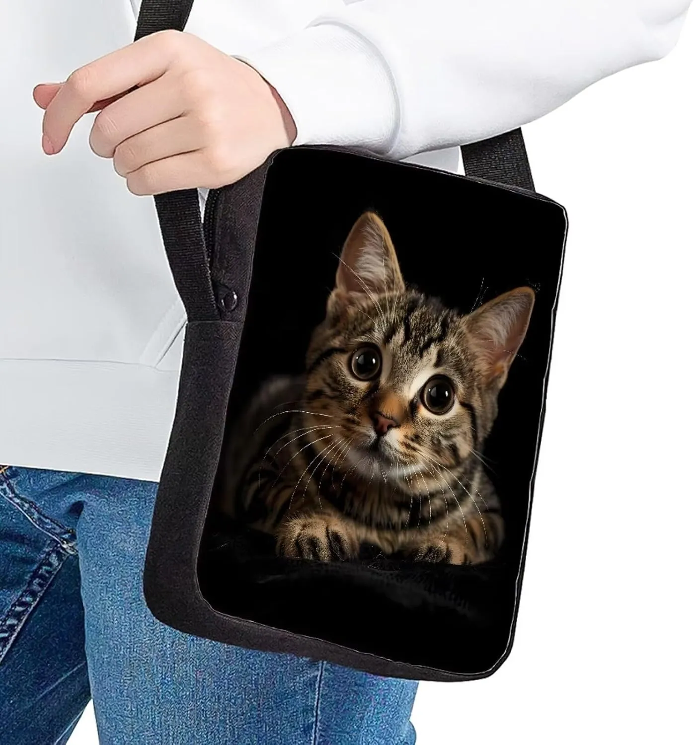 HUGS IDEA Animals Face Small Crossbody Bags Shoulder Handbag