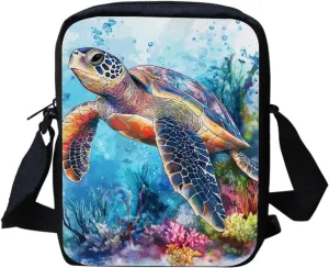 HUGS IDEA Animals Face Small Crossbody Bags Shoulder Handbag