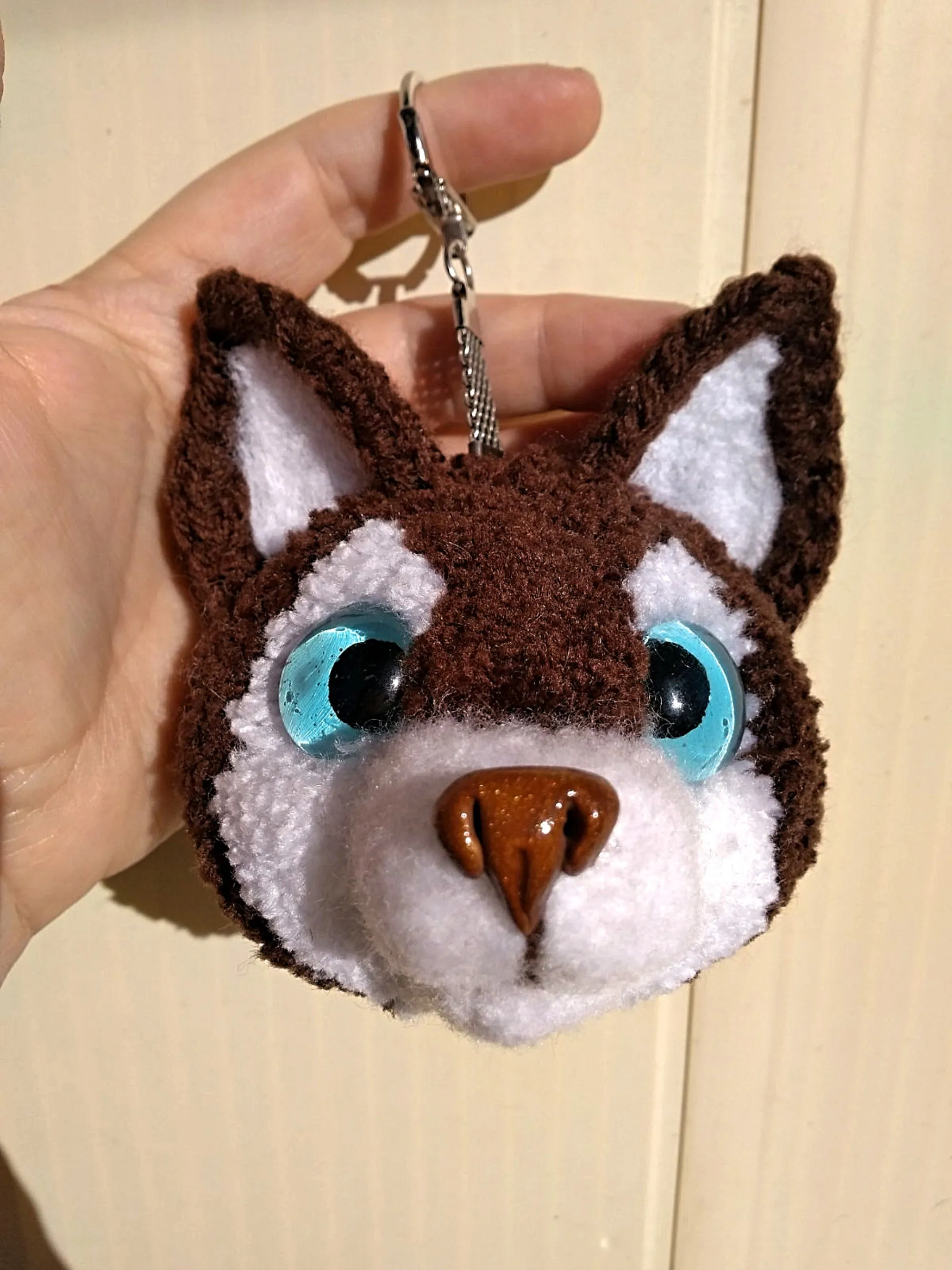 Husky Keychain Dog Bag Charm