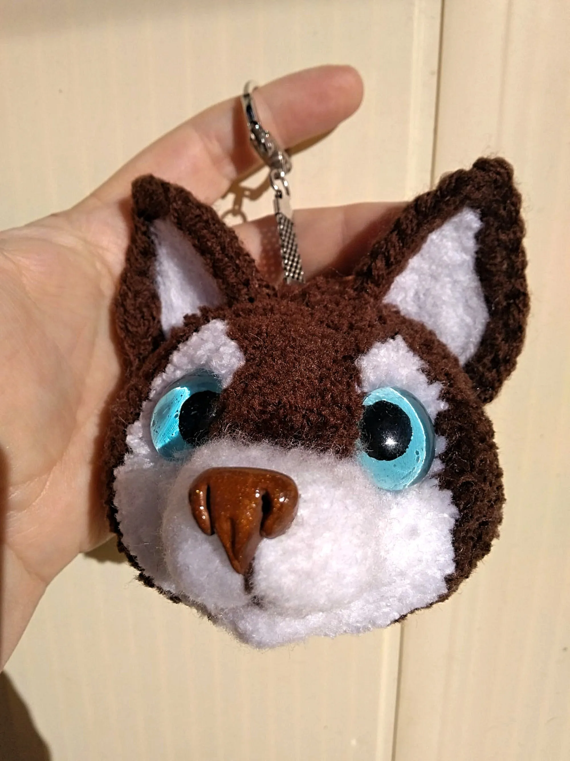 Husky Keychain Dog Bag Charm