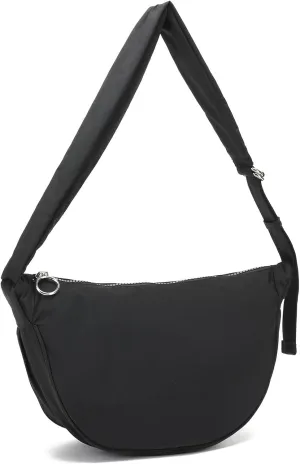 I IHAYNER Small Nylon Crescent Bag for Women Lightweight Crossbody Purse Casual Shoulder Bags