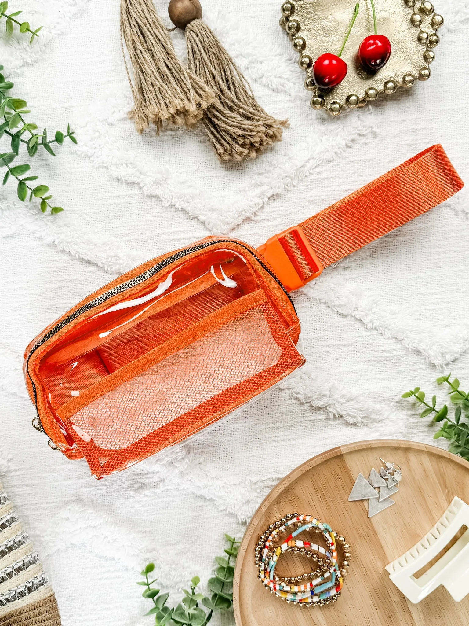 IN STOCK Clear Bag - Orange | Women's Crossbody Bag