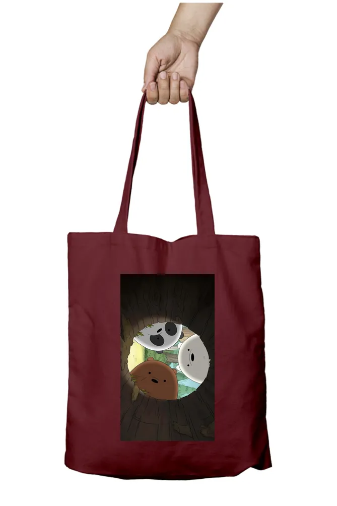 Into the Abyss Bear Trio Tote Bag