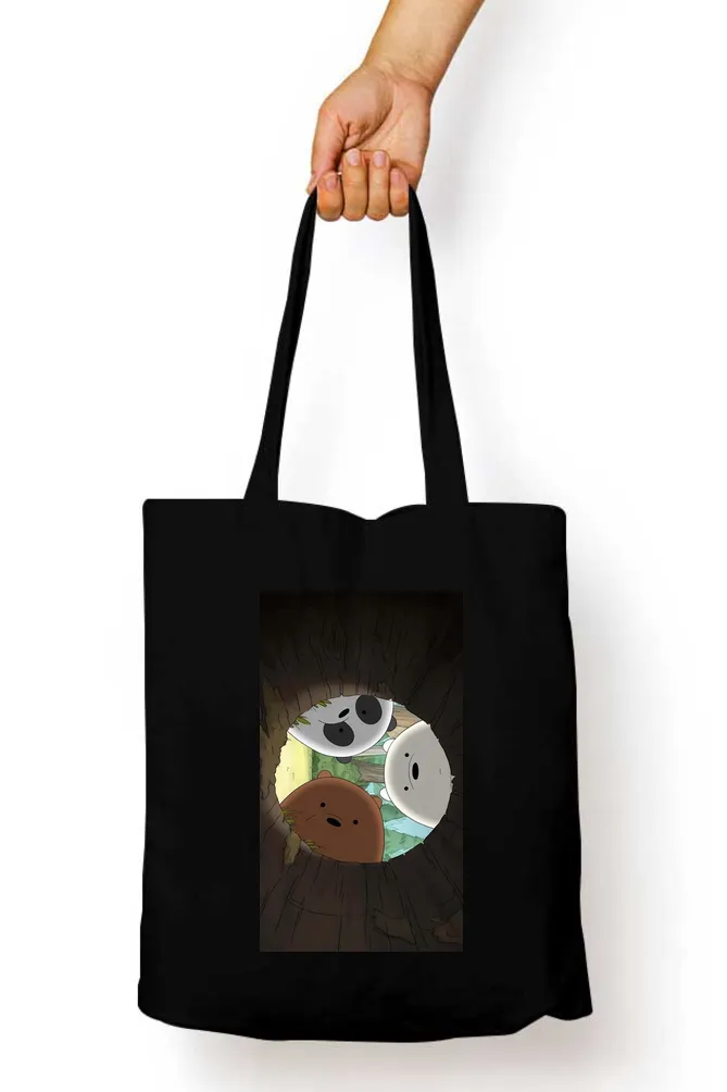 Into the Abyss Bear Trio Tote Bag