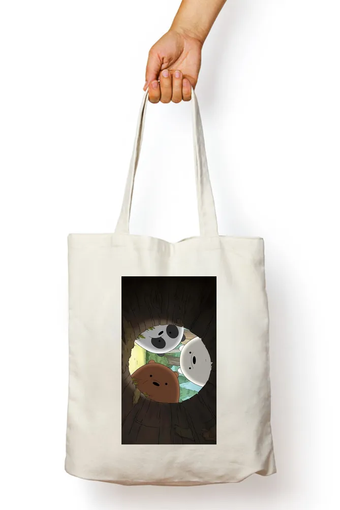 Into the Abyss Bear Trio Tote Bag