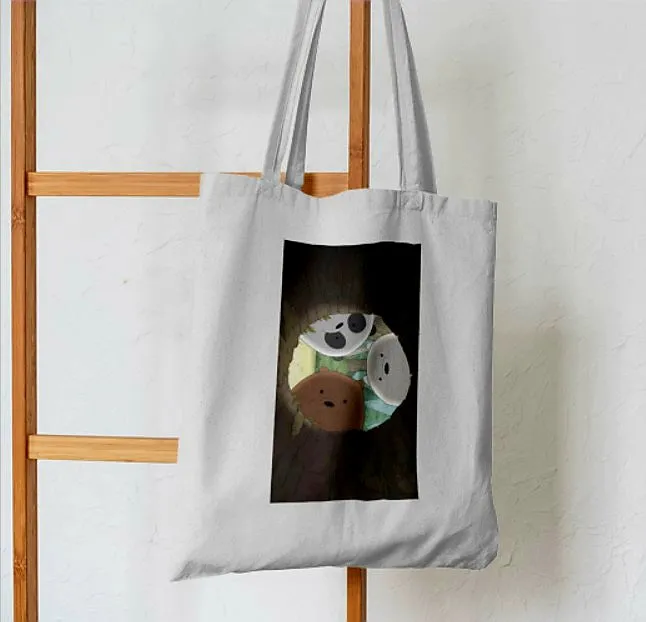 Into the Abyss Bear Trio Tote Bag