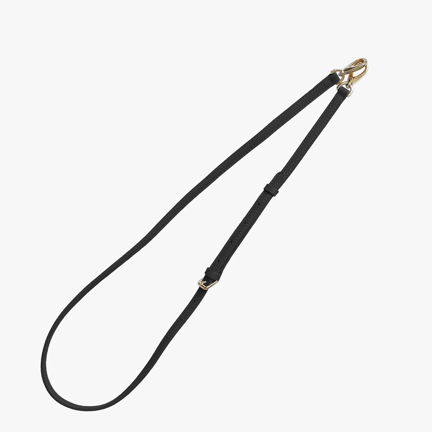 iPhone 15 Pro Max Leather Sling Card Case with Crossbody Leather Strap