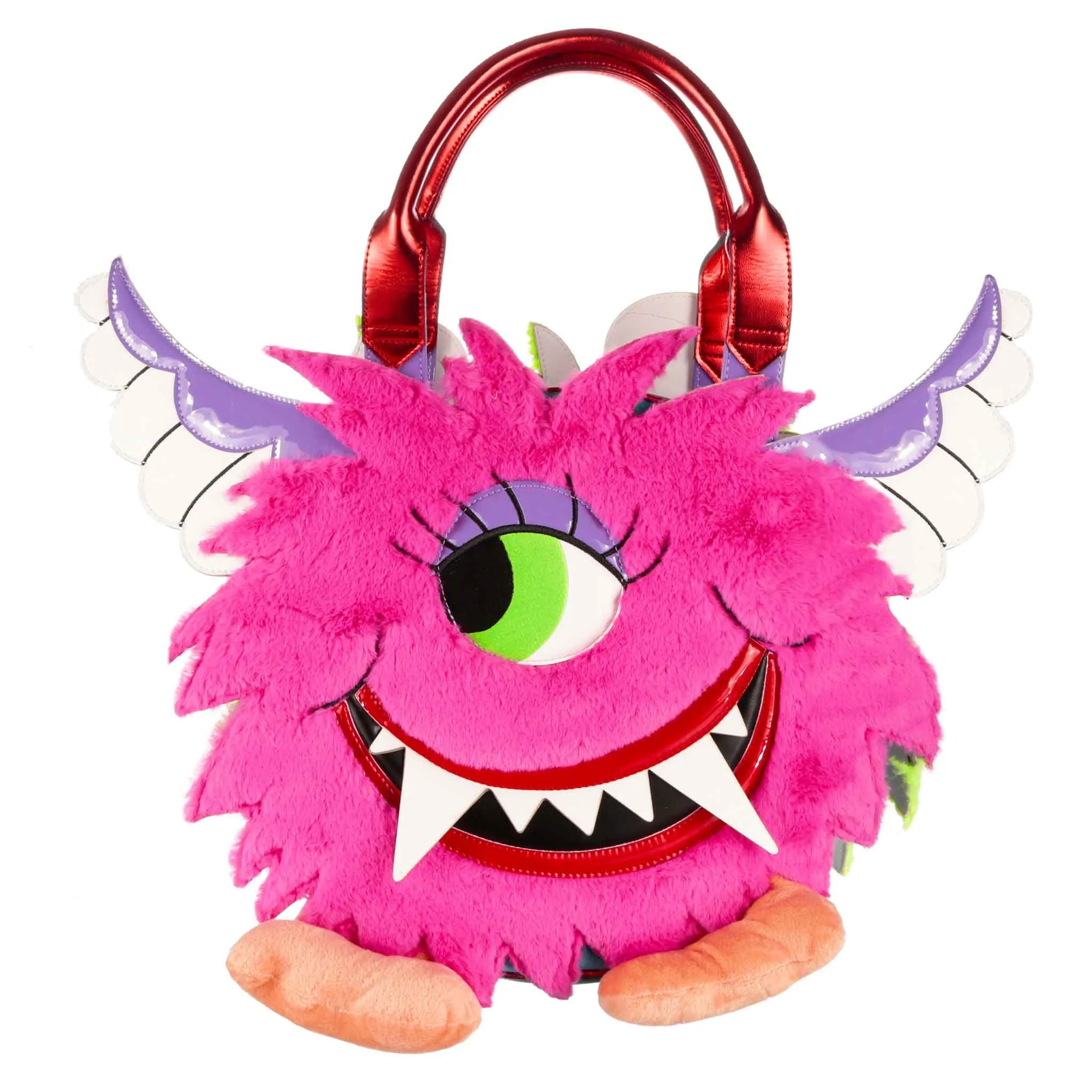 Irregular Choice Womens Fluffy Freaks Bag - Green