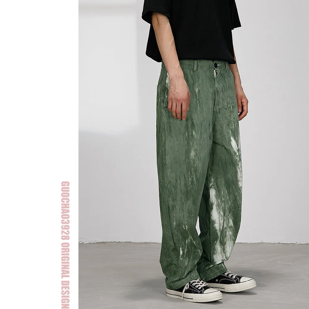 IRREGULAR TIE-DYED CASUAL PANTS ORIGINAL DESIGN