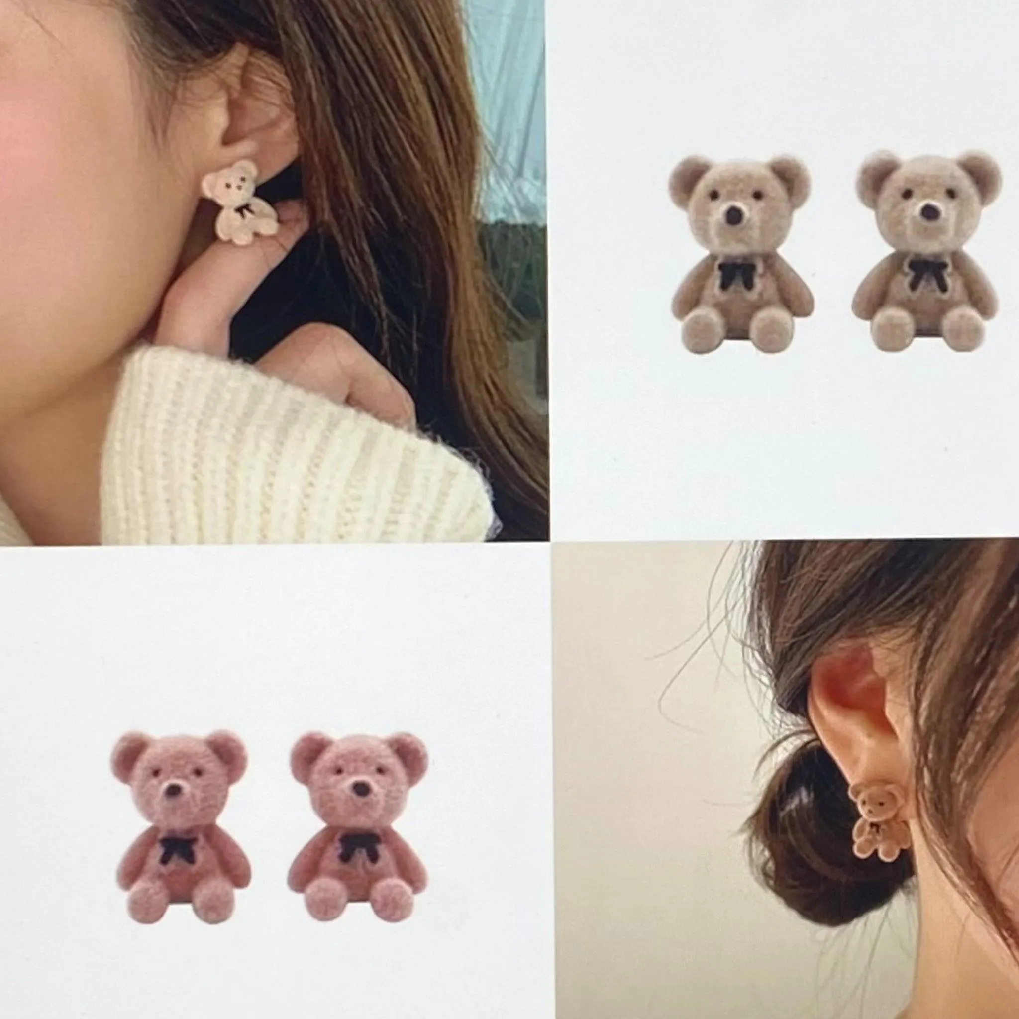 Irresistibly Cute Teddy Bear Earrings
