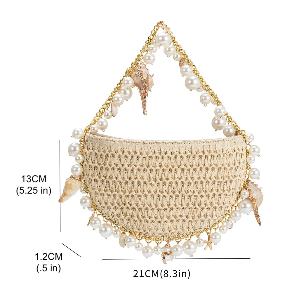 Isla Lime Small Straw Top Handle Bag - FINAL SALE