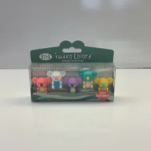 Iwako Koala Colorz Eraser Box Set| 38460 | BC USA