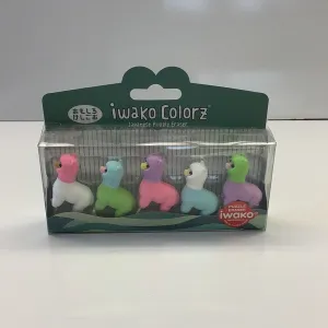 Iwako Llama Colorz Eraser Box Set| 38461 | BC USA