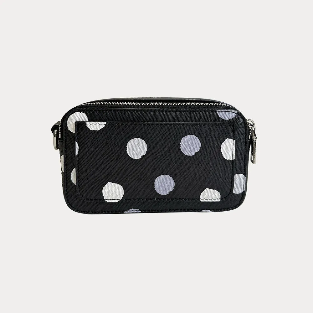 Jamie Polka Dot Camera Crossbody Bag