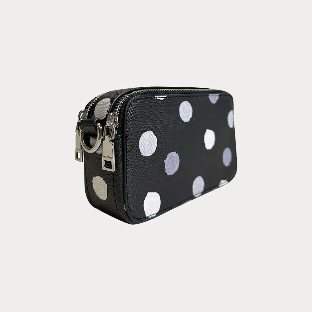 Jamie Polka Dot Camera Crossbody Bag