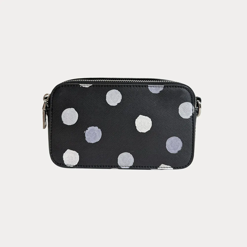 Jamie Polka Dot Camera Crossbody Bag