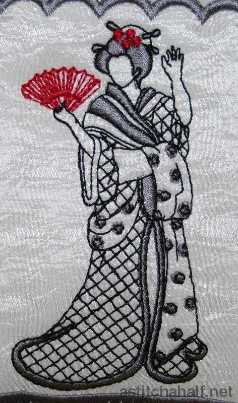 Japanese Girl Tote Bag
