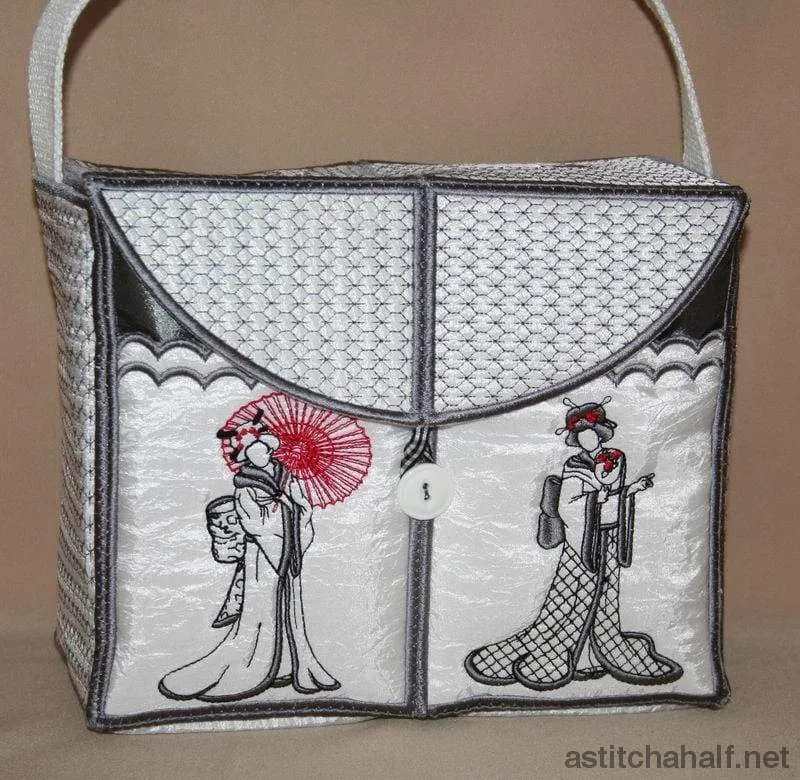 Japanese Girl Tote Bag