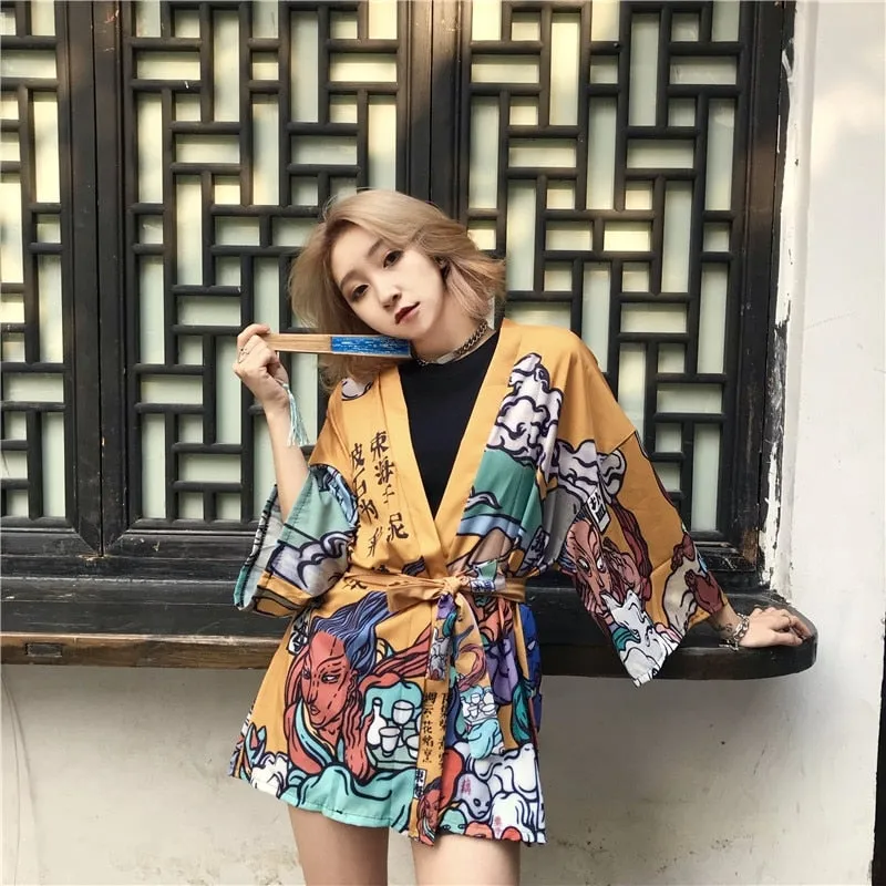 Japanese Haori Harajuku