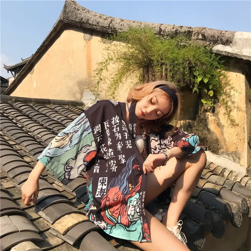 Japanese Haori Harajuku