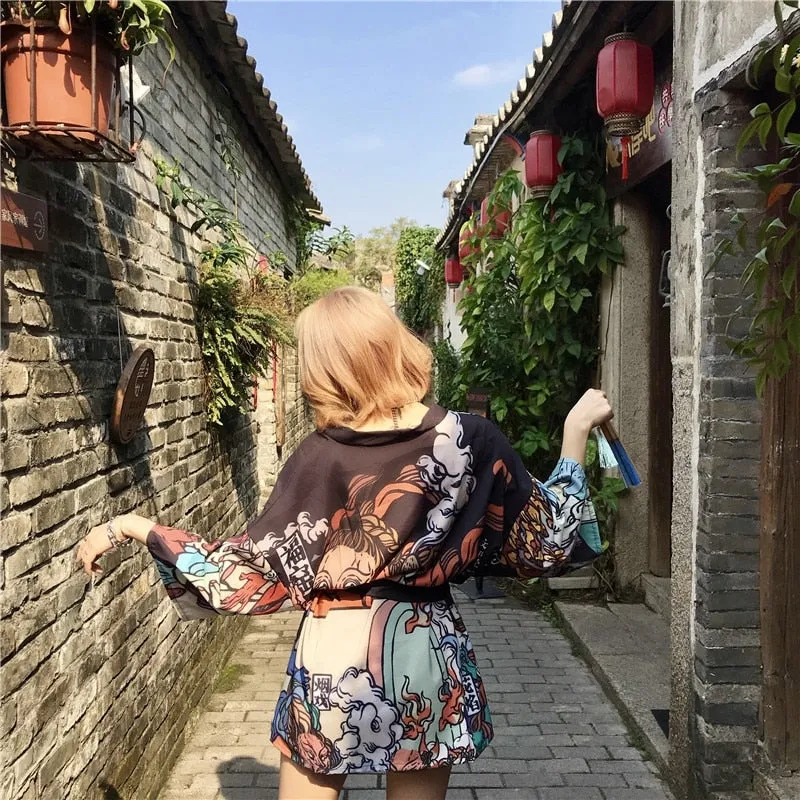 Japanese Haori Harajuku