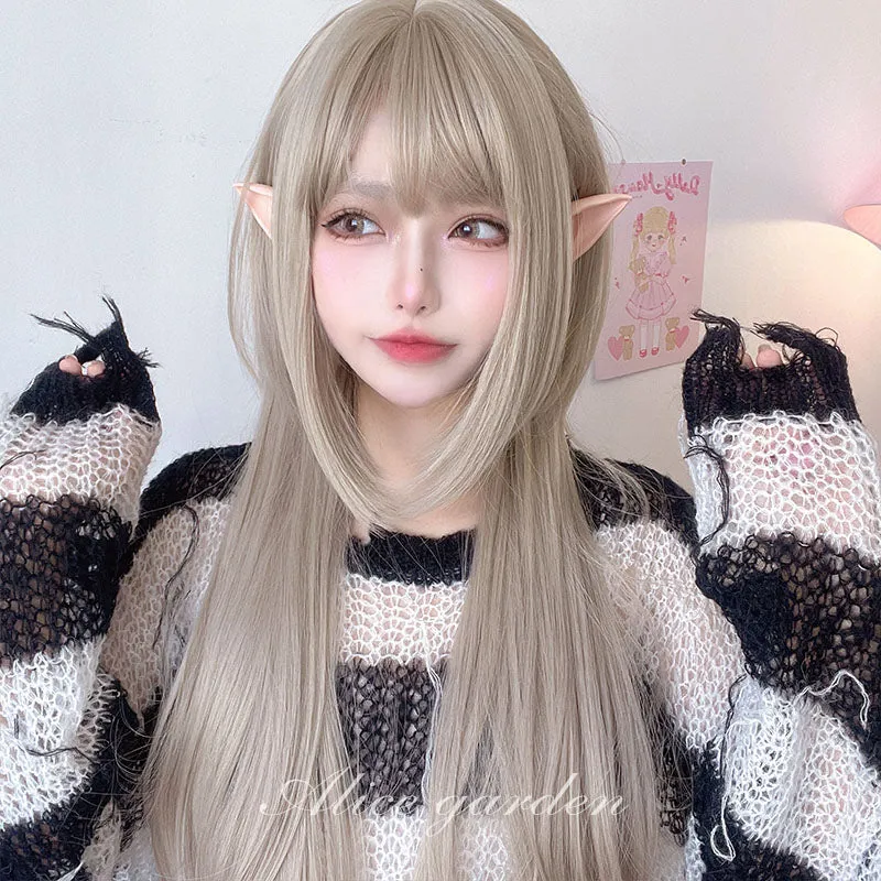 Japanese Lolita Bang Fantasy Long Straight Wig