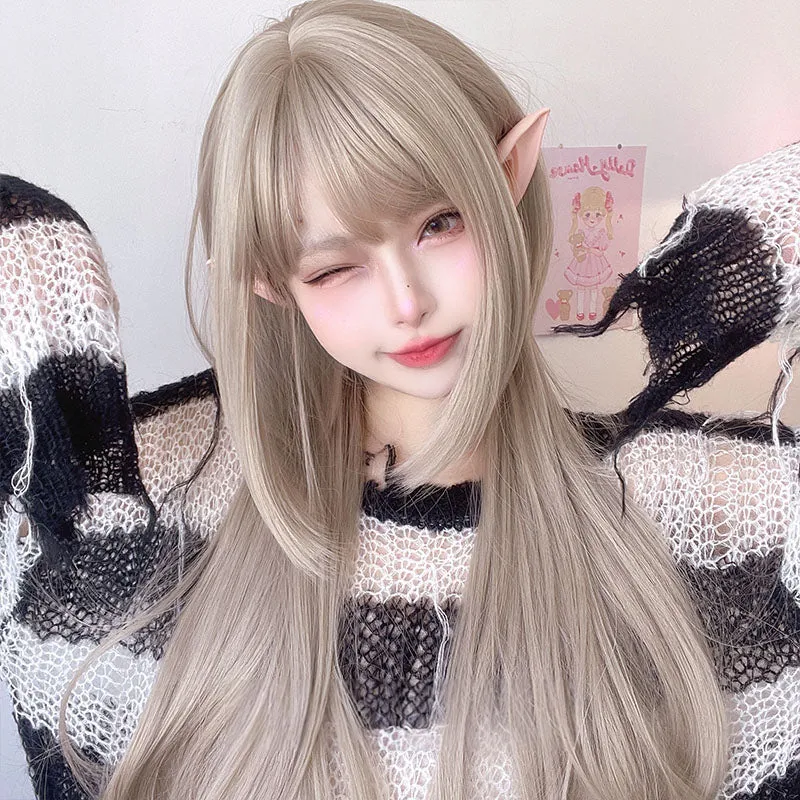 Japanese Lolita Bang Fantasy Long Straight Wig