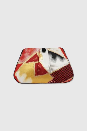 Japanese Obi Silk Brocade for a Contemporary Clutch Bag