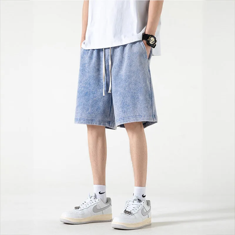 Jiroman Distressed Loose Shorts