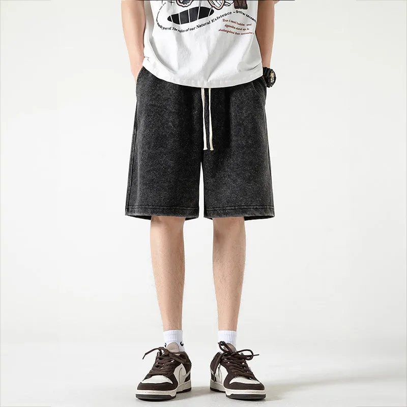 Jiroman Distressed Loose Shorts