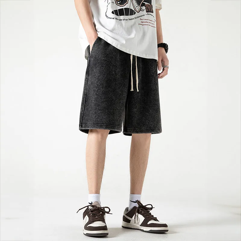 Jiroman Distressed Loose Shorts