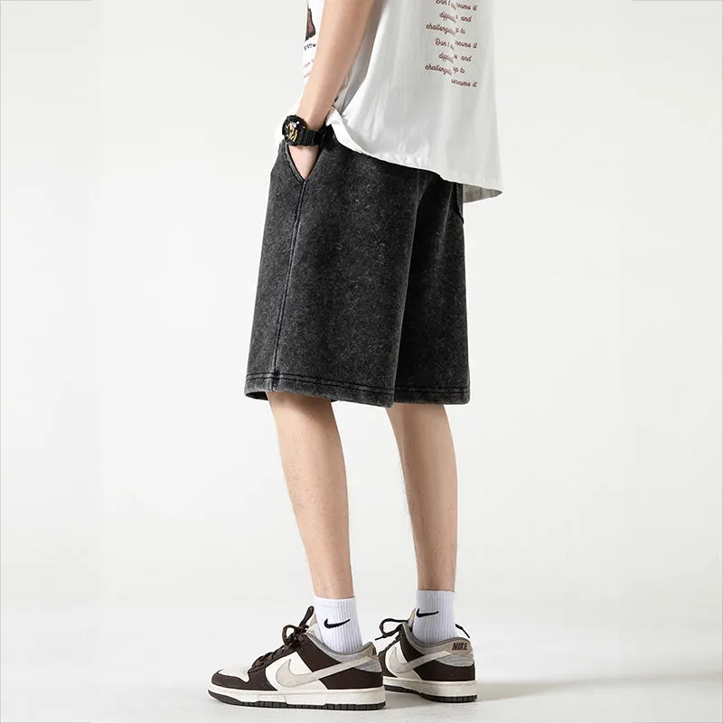 Jiroman Distressed Loose Shorts