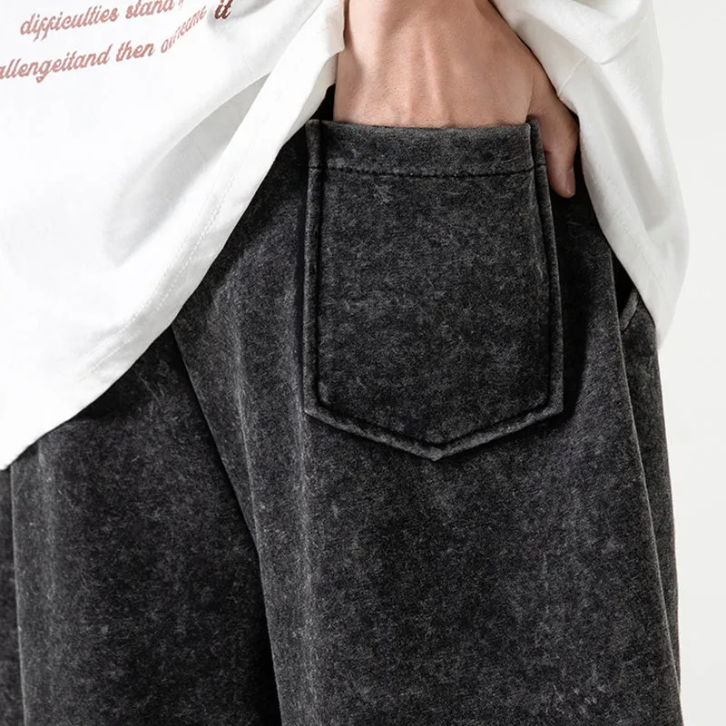 Jiroman Distressed Loose Shorts