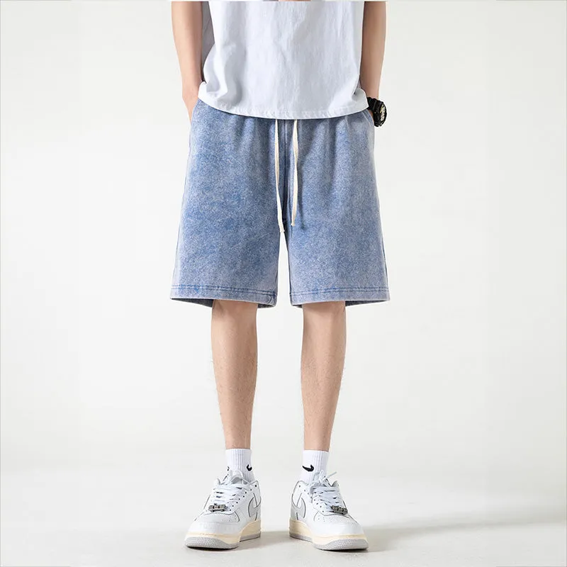 Jiroman Distressed Loose Shorts